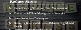 How to use time management to reduce stress?